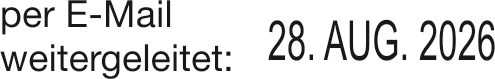 Datumstempel + 2 Textzeilen vor dem Datum | Colop 2000/P 