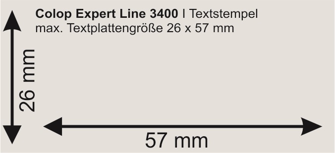 Colop Expert Line 3400 | Gaststätten & Kleinbetriebe