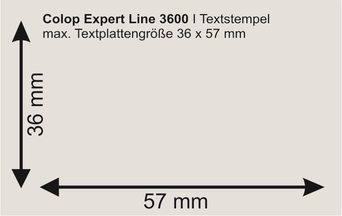 Colop Expert Line 3600 | bis zu 8 Zeilen